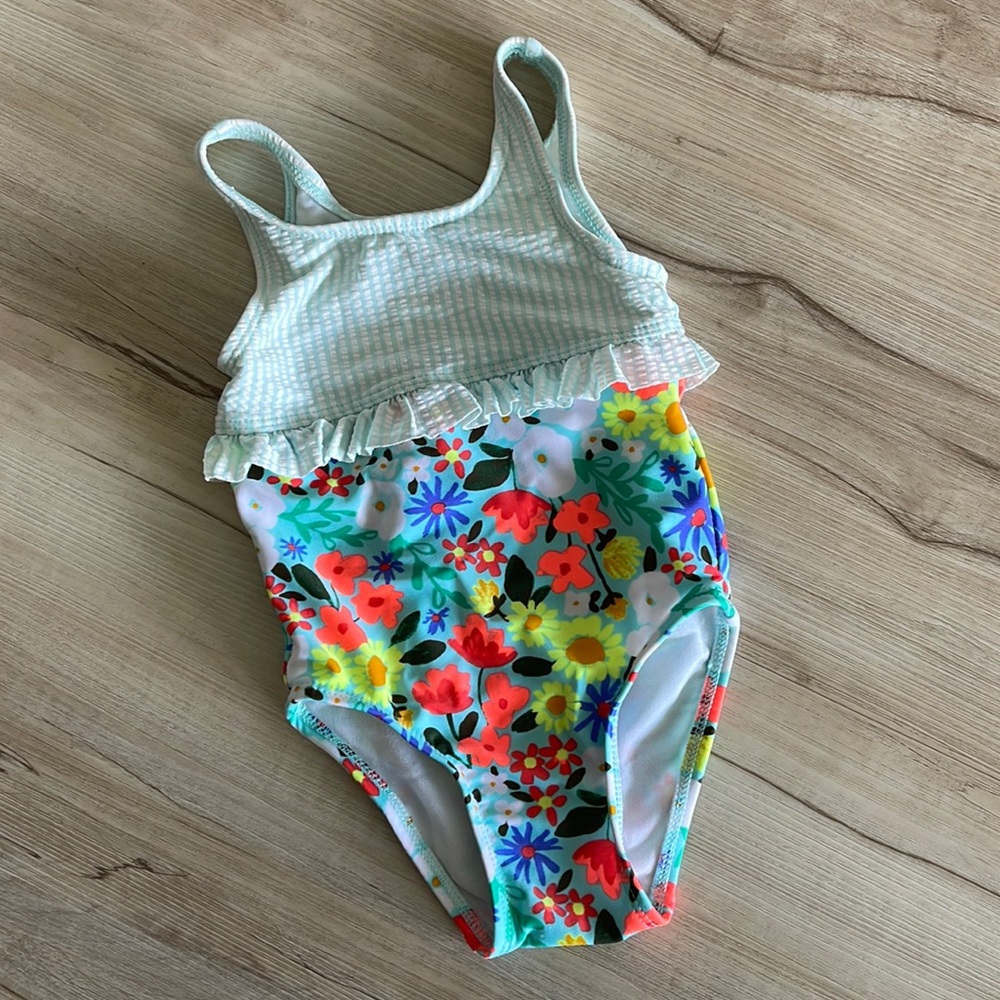 Car and Jack floral swimsuit